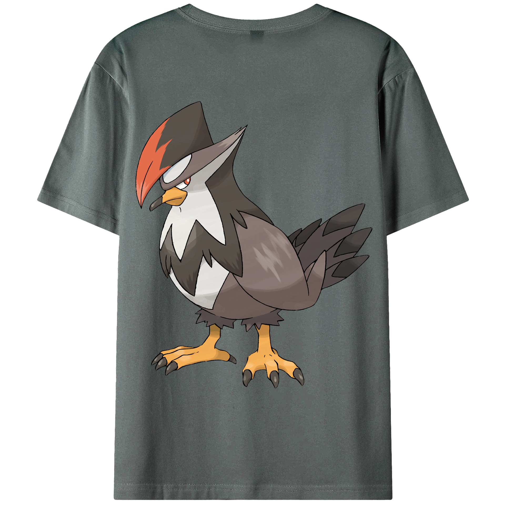 （画像用） ポケットモンスター Pokémon 綿100％ メンズ半袖Tシャツ（バックプリント） 通気性